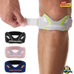 1Pc Adjustable Patella Knee Strap Pain Relief Support Brace for Sports Workout