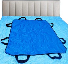 Positioning Bed Pad with Handles 48″ X 40″ 48×40 Inch (Pack of 1), Blue