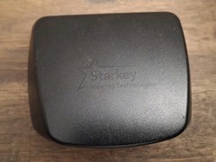 Starkey Audibel Via AI 16 Custom Hearing Aids + Charger CASE ONLY / UNTESTED