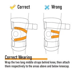 Adjustable Hinged Knee Brace for ACL PCL MCL Injury Support and Relief