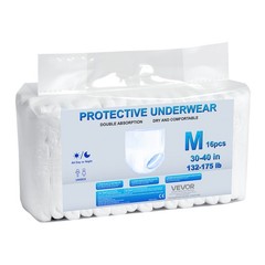 VEVOR Adult Incontinence Underwear Protective Underwear for Men & Women M Size