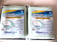2 x Allman Soothe-Eze Reusable Underpad Pad 30 x 35 inches