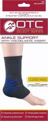 OTC Ankle Support With Compression Gel Insert (Multicolor) Large