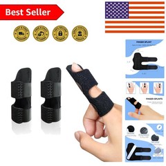 Neoprene Trigger Finger Splints for Index, Middle, & Ring Fingers – 2 Pack