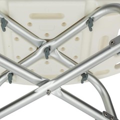 Adjustable Medical Shower Chair Height Bath Stool Tub Seat Plastic and Aluminum