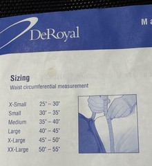 DeRoyal PROlign Lumbar Support Belt