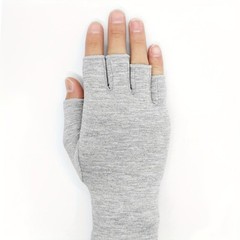 1Pair Bamboo Fiber Compression Gloves for Hand Care Exercise Wrist Brace Support