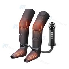 Air Compression Massager with Heat for Foot,Leg,Calf,Thigh and Knee