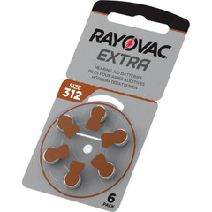 360x Rayovac 312 Hearing Aid Batteries Mega Bulk Pack PR41 DA312