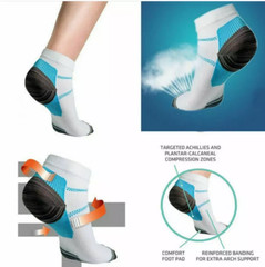 5 Pairs Compression Socks Plantar Fasciitis Arch Ankle Running Support Men Women