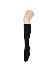 Women’s Knee High Athletic Socks Stripes Tube Sport One Size B Pack Black
