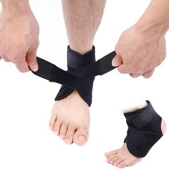 2×Adjustable Ankle Support Compression Strap Achilles Tendon Brace Sprain Sports