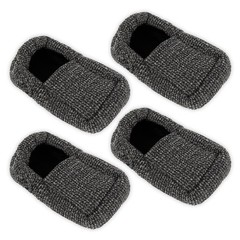 Vive Walker Ski Glide Covers (4 Pack) – Handicapped Accesories for Grey