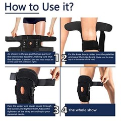 Hinged Knee Brace Knee Support Wrap for Sprains,ACL,MCL,Meniscus Tear, Arthritis