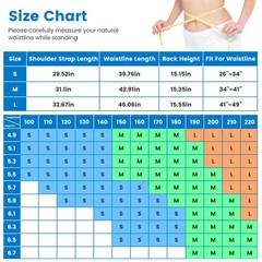 POSTURE CORRECTOR FOR WOMEN MEN ADJUSTABLE BACK BRACE 3 SIZE