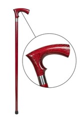 Dr. Watson – Handcrafted Wooden Walking Stick, Walking Cane with Duke Handle