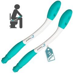 Fanwer Toilet Aids for Wiping Bottom – 15.7″ Long Reach 2 Count (Pack of 1)
