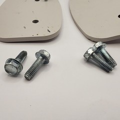 Pair Bruno Stairlift Track END PLATE CAP w/ Jack Bolt Steel SRE-3000 SRE- 3050