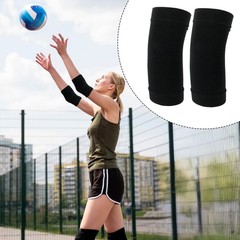 2PCS Elbow Compression Sleeve Breathable Support for Tennis Golf Workout Black