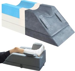 4-Height Adjustable Leg Elevation Pillows for After Surgery, Injuries, or Res…