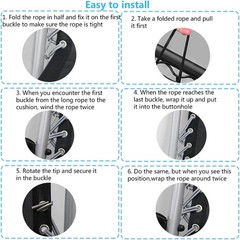 Chair Replacement Cord Bungee Elastic Lawn Laces Antigravity Cord Patio Recliner