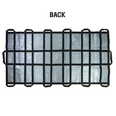 LINE2design Portable Transport Unit Emergency Patient Mover Roll Stretcher-Gray