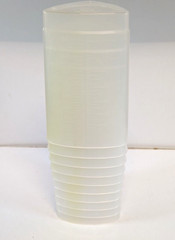10 Medegen Polypropelene Triangular Graduated Measuring Container 32oz/1000cc