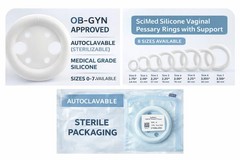 Pessary With Support Size 0 -7 Pessary Ring Medical Silicone MADE IN USA SciMed