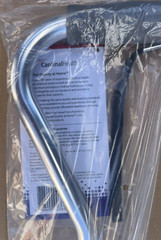 Cardinal Health Adjustable Offset Cane, Silver (CNE0015R 250 lb Capacity