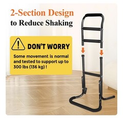 Sit Stand Assist Aid for Elderly, Height-Adjustable Support