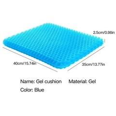 Gel Seat Cushion Double Thick Egg Seat Cushion Non Slip Cover Breathable Design