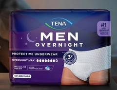 TENA Men Overnight Max Protective Underwear Size XL 56 Count Incontinence New