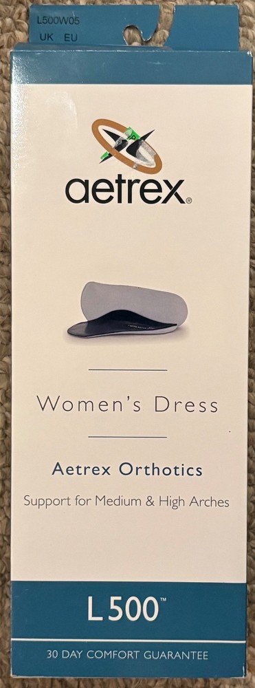 Aetrex Lynco Orthotics Women’s Dress L500. Women’s 5 Medium/High Arch