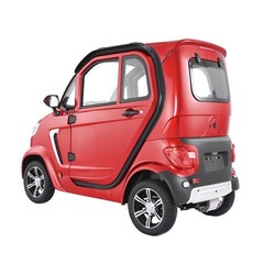 VEVOR 4-Wheel Enclosed Mobility Scooter for Seniors 660lbs Capacity 3-Seater