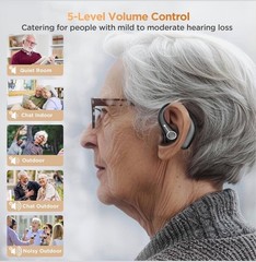 Hearing Aids, Hearing Aids for Seniors with Bluetooth, Rechargeable Hearing Aid