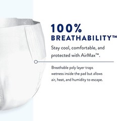 Prevail Air Plus Adult Stretchable Briefs Size 1 , 80 Count