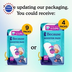 Adult Incontinence Pads 180 Count Because Overnight Booster Diapers Helps Keep