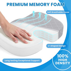 Office/Car Seat Cushion, Non-Slip Sciatica & Back Coccyx Tailbone Pain Relief Ch