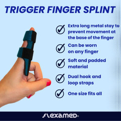 FlexaMed Trigger Finger Splint | Stenosing Tenosynovitis