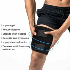 Compression Brace Wrap Thigh Sleeve Support Hamstring Groin Quad Pain Relief Gym