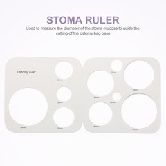 100 Pcs Colostomy Bags,20-65mm Ostomy Supplies, One-Piece Ostomy Bags for