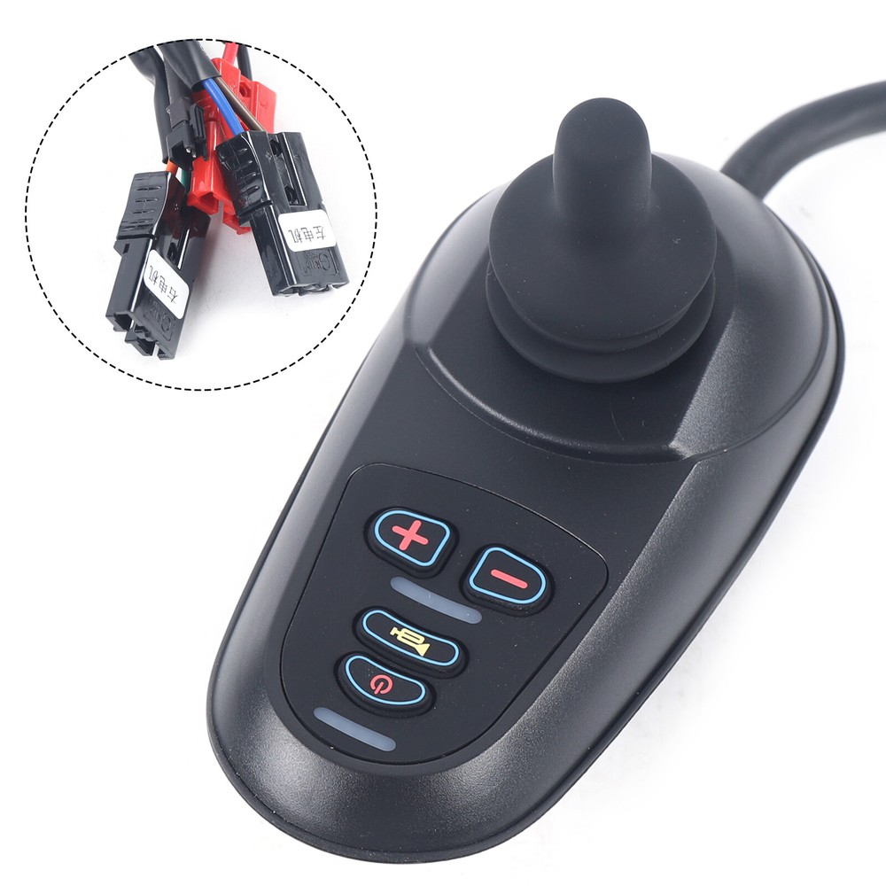 Waterproof Instruction Joystick Electric Power 4 Keys Wheelchair Controller New