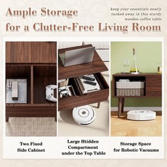 Sweetcrispy Coffee Table Lift Top Coffee Tables For Living Roomsmall Rising
