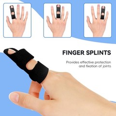 Neoprene Trigger Finger Splints for Index, Middle, & Ring Fingers – 2 Pack