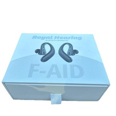 Royal Hearing , Hearing Aids for Seniors with Bluetooth F-AID Brown With Case