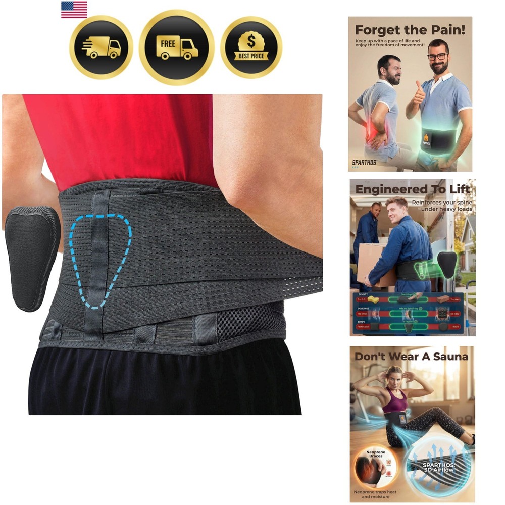 Back Brace for Lower Back Pain – Immediate Relief from Sciatica, Herniated Di…