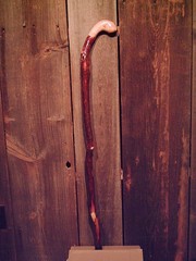 walking stick natural grown ROOT KNOB HANDLE for GOOD sized hands MADE IN USA