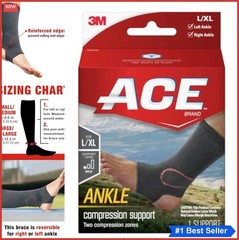 Ankle Support Brace Elastic Neoprene Heat Retention Full Range of Motion One