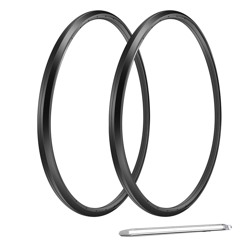Wheelchair Rear Wheel Replacement Tire, 24 „X 1“ Universal 24×1.00R6, Black