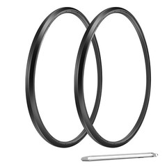 Wheelchair Rear Wheel Replacement Tire, 24 „X 1“ Universal 24×1.00R6, Black